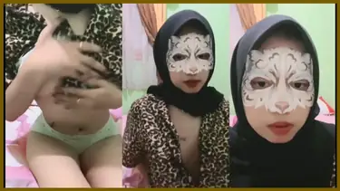 Live Hot Janda Muda Hijab Daster Motif Loreng
